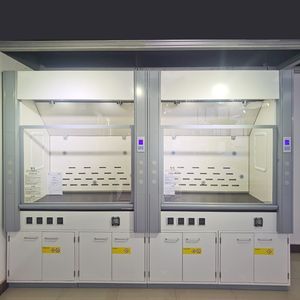 Cappa da laboratorio chimica durevole nuova progettazione cappa di ventilazione resistente alla cappa da fumo di corrosione da acidi e alcali - Product Image 1