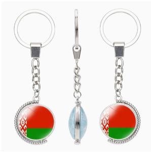 Llavero con Gema del Tiempo de los Productos Nuevos del Vaticano, Llavero con Gema del Tiempo con Banderas de Países de Europa - Product Image 5