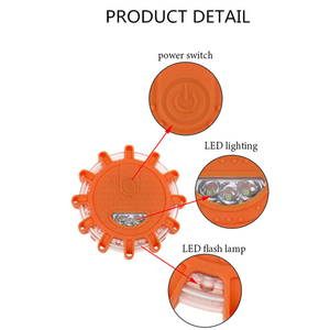 Luces LED de seguridad para trabajo en carretera, imanes de seguridad, luces de advertencia nocturnas, señales de emergencia para carretera, recargables - Product Image 5
