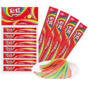 ลูกอมรสเปรี้ยว Skittles Sour Belts รส<span class=keywords><strong>สายรุ้ง</strong></span> ขายดี ลูกอมแปลกใหม่ ลูกอมเยลลี่รสเปรี้ยว - Product Image 6