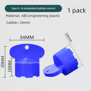 Outil <span class=keywords><strong>de</strong></span> clé pour aérateur encastré pour évier <span class=keywords><strong>de</strong></span> cuisine et <span class=keywords><strong>salle</strong></span> <span class=keywords><strong>de</strong></span> <span class=keywords><strong>bain</strong></span>, 5 pièces, avec 5 tailles M16.5, M18.5, M21.5, M24, clé <span class=keywords><strong>de</strong></span> démontage <span class=keywords><strong>de</strong></span> robinet - Product Image 6
