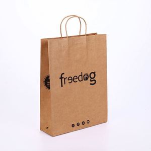 Bolsa de Papel Kraft Biodegradable para Llevar Comida para Restaurante de Comida Rápida, Personalizable con su Propio Logotipo, con Asa - Product Image 5