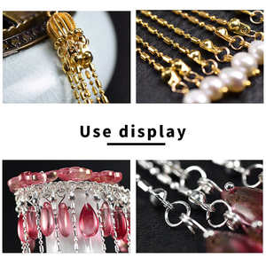 PE898 100 Uds puntas de cuentas abiertas cubiertas de nudo Metal Clamshell Crimp Fold-Over Calotte extremos tapas para fabricación de joyas manualidades DIY, Plata - Product Image 3