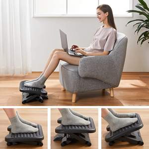 Repose-pieds réglable en plastique, <span class=keywords><strong>2022</strong></span> °, masseur pour les pieds, fonctionne <span class=keywords><strong>sous</strong></span> le bureau, avec 3 positions de hauteur à 30 degrés - Product Image 4
