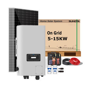 SUNDTA エネルギー 5KW <span class=keywords><strong>10KW</strong></span> 15KW 20KW 太陽光発電システム オフグリッド/オングリッド ソーラーパネルキット 家庭用/業務用太陽光発電システム - Product Image 1