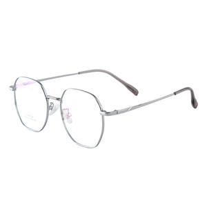 Montures de lunettes en titane pur 6805, monture carrée pleine, verres en résine, lunettes optiques unisexes, origine Danyang - Product Image 1