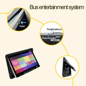 Yutong, Kinglong, Zhongtong ve Higer otobüsleri için Buspad 9 inç IPS arka koltuk ekranı, otobüs VOD ve eğlence sistemi - Product Image 3