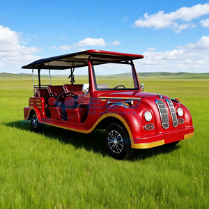 Vehículo Turístico Eléctrico Clásico Retro, Carro de Golf para Hotel, Autobús Eléctrico Vintage para Recorridos Turísticos - Product Image 6