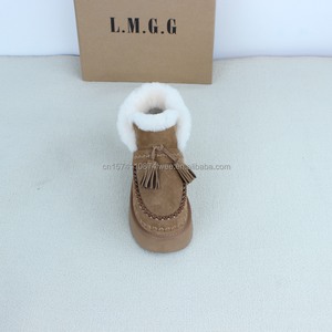 <span class=keywords><strong>Botas</strong></span> de Invierno para <span class=keywords><strong>Mujer</strong></span> Estilo <span class=keywords><strong>UGG</strong></span>, Antideslizantes, Transpirables, con Forro de Lana, PU y PVC, Suelas de Goma, Alta Calidad, OEM y ODM - Product Image 6