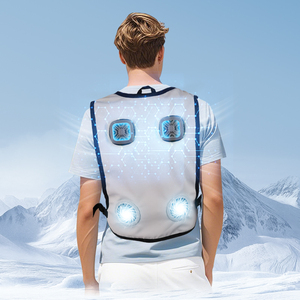 Gilet di Raffreddamento Portatile OEM con Circolazione d'Acqua, Controllo Intelligente della Temperatura, per il Controllo di Febbre <span class=keywords><strong>e</strong></span> <span class=keywords><strong>Raffreddore</strong></span>, per Lavoro Estivo Interno/Esterno - Product Image 2