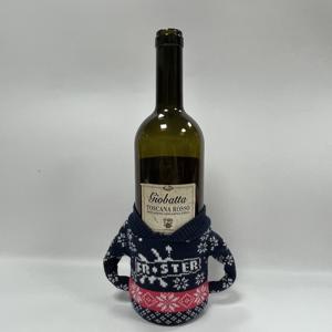 定制可爱100% 亚克力促销提花刺绣酒瓶毛衣 - Product Image 4