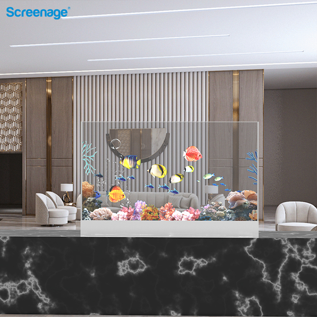 Screenage Transparent OLED Desktop Display 55 Inch 1920x1080 FHD 150000:1 Capacitive Touch Screen 600cd/m SRGB 95% 60Hz
