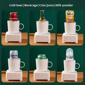 カスタムロゴUSBミニ家庭用アイスメーカークイック冷却カップ飲料加熱/冷却カップ冷凍機コールドドリンク用 - Product Image 4