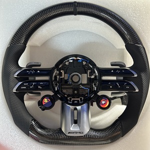 Volante de Fibra de Carbono para Interiores de Automóviles al por Mayor para Mercedes-Benz Clase A C E G <span class=keywords><strong>63</strong></span> CLA GLC GLB SLK <span class=keywords><strong>GLA</strong></span> <span class=keywords><strong>AMG</strong></span> - Product Image 5