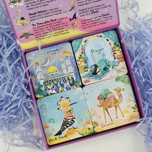 Juego de tarjetas de alfabeto con palabras a la vista para bebés con impresión personalizada, papel de aprendizaje para niños, tarjetas flash educativas/tarjetas cognitivas