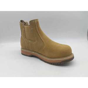Botas de Seguridad de Invierno de Alta Calidad, Estilo Occidental, Corte Medio, con Puntera de Acero Anti-Impactos, Transpirables, de Cuero Suave, Tipo <span class=keywords><strong>Chelsea</strong></span> - Product Image 3