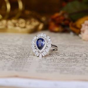 Anillo de Laboratorio de Moda, Marca Famosa, Accesorios para Mujer, Joyería de Zafiro Arcoíris al por Mayor - Product Image 4