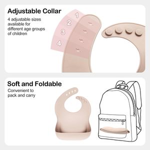 Tazón de Succión para Bebé con Logotipo Personalizado de Fábrica, Cuchara, Tenedor y Babero de Silicona de Grado Alimenticio con Diseño de Animales de Dibujos Animados, Ecológico y Reutilizable - Product Image 3