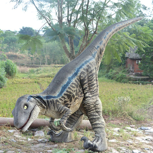 Traje de Dinosaurio Velociraptor Caminante con Sonido para Espectáculos Escénicos - Product Image 3