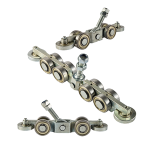 Дверные ролики, шкив, подвесной рельсовый канал, стальные аксессуары для тяжелых промышленных раздвижных дверей, подвесной рельс, обработка литья - Product Image 4