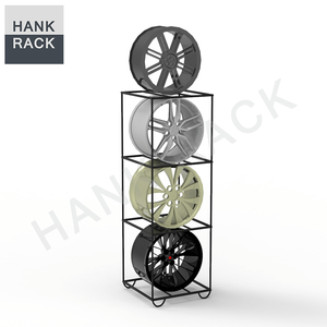 Freestanding lốp hiển thị đứng Rack bánh xe rim hiển thị giá - Product Image 1
