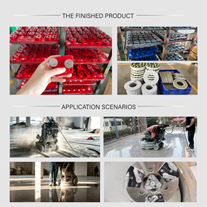 Segmentos de Diamante <span class=keywords><strong>Frankfurt</strong></span> con Unión Metálica para Pulidora de Pisos Edco, Granos 6/16/20/30-300 Opcionales, Directo de Fábrica - Product Image 5