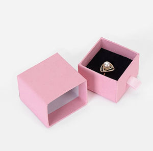 Großhandels-Faltschachteln aus schwarzem Karton für Schmuck und Ringe mit individuellem Logo, matter Laminierung, Schwammeinlage und Magnetverschluss - Product Image 6