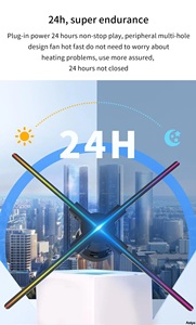 Ventilateur LED <span class=keywords><strong>holographique</strong></span> 3D de 150 cm pour exposition commerciale, grand <span class=keywords><strong>projecteur</strong></span> vidéo <span class=keywords><strong>holographique</strong></span> de 59 pouces avec 2512 perles lumineuses LED, ventilateur <span class=keywords><strong>holographique</strong></span> - Product Image 6