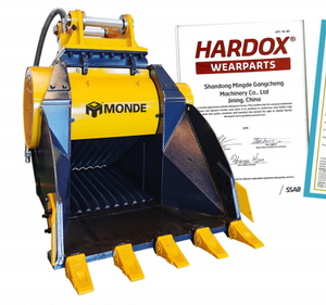 Хорошее качество, более 90% <span class=keywords><strong>Hardox</strong></span>, стальная пластина, колесная экскаваторная дробилка, ковш, каменная щековая дробилка, цена по хорошей цене - Product Image 1