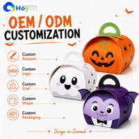 Boîte à bonbons en carton personnalisée OEM ODM pour Halloween, pour les bonbons, les collations, les friandises pour les fêtes d'anniversaire