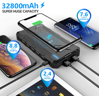 Beaudens — chargeur solaire, batterie d'alimentation 20000mah, pour téléphones portables, smartphones