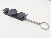 Accessoires FTTH, pince d'ancrage de câble de type S en plastique, pince d'ancrage de suspension de câble, pince de câble de descente