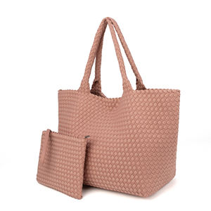 <span class=keywords><strong>Sac</strong></span> à main tissé <span class=keywords><strong>de</strong></span> <span class=keywords><strong>luxe</strong></span> pour femmes, taille <span class=keywords><strong>XXL</strong></span>, poignée, couleur bonbon, <span class=keywords><strong>sac</strong></span> fourre-tout tendance, style estival, grand <span class=keywords><strong>sac</strong></span> fourre-tout en néoprène en nylon - Product Image 6