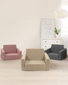Canapé-lit pliant pour enfants en <span class=keywords><strong>mousse</strong></span> compressée colorée de haute qualité, prix d'usine, pour la salle de jeux des tout-petits - Product Image 2