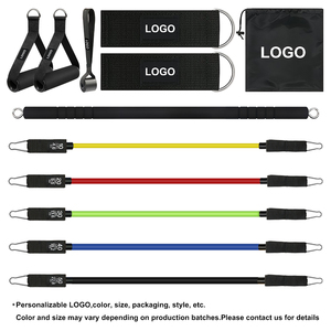 Kit <span class=keywords><strong>de</strong></span> Tubos Elásticos <span class=keywords><strong>de</strong></span> TPE Personalizables y Coloridos para Ejercicios <span class=keywords><strong>de</strong></span> Fuerza en Casa, Equipo <span class=keywords><strong>de</strong></span> Gimnasio para Entrenamiento <span class=keywords><strong>de</strong></span> Cuerpo Completo - Product Image 3