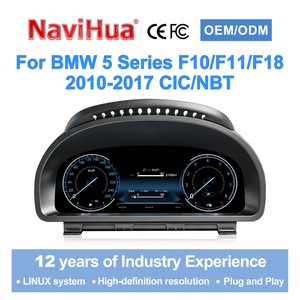 หน้าจอ LCD ขนาด 12.3 นิ้ว สำหรับ BMW ซีรีส์ 5 รุ่น F10 F11 F18 ปี 2010-2017 ระบบ CIC NBT อัพเกรดหน้าปัดดิจิตอล - Product Image 3