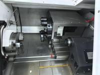 Centre de tournage CNC industriel TCK50 avec guidage linéaire taïwanais, précision de 0,002 mm, haute vitesse 3500 tr/min, tour à banc incliné