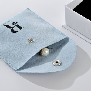 Wholesale Blue Pouch Magnet <b>Boxes</b> <b>White</b> Magnetic Closure Jewellery <b>Gift</b> Paper Box Luxury Folding Magnetic Jewelry Box Packaging - Product Image 3