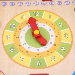 Jouet <span class=keywords><strong>calendrier</strong></span> et horloge <span class=keywords><strong>en</strong></span> <span class=keywords><strong>bois</strong></span> pour enfants - <span class=keywords><strong>Calendrier</strong></span> <span class=keywords><strong>en</strong></span> <span class=keywords><strong>bois</strong></span> éducatif pour enfants - Product Image 3