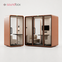 Soundbox Designer Acoustic Pod, cabine insonorisée de luxe, cabine de bureau privée haut de gamme