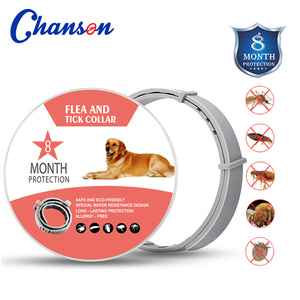 <span class=keywords><strong>Collare</strong></span> per la prevenzione delle pulci e delle zecche consigliato dal veterinario morbido e stile semplice per cani di età superiore a 18 libbre - Product Image 1