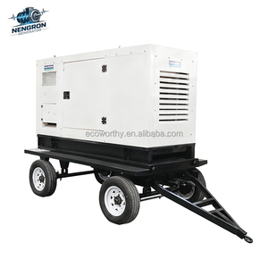 Generador Nengron de 10KW, 30KW, 50KW, Silencioso, Tipo Remolque, Móvil, con Certificación CE y EPA, para Suministro Temporal de Electricidad, Refrigeración por Agua - Product Image 4
