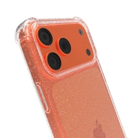 Coque de téléphone portable transparente en TPU antichoc avec paillettes brillantes, prix d'usine, populaire, pour iPhone 17 Pro Max 16 15 14 13, protection