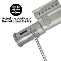Brûleur de cuisson en acier inoxydable SS SUS 304 de haute qualité de luxe robuste accessoire de barbecue GPL NG pour four à griller