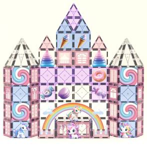 Ensemble <span class=keywords><strong>de</strong></span> jouets éducatifs 3D STEM tendance 2026, blocs <span class=keywords><strong>de</strong></span> <span class=keywords><strong>construction</strong></span> magnétiques magiques, tuiles magnétiques pour enfants, ensemble licorne - Product Image 5