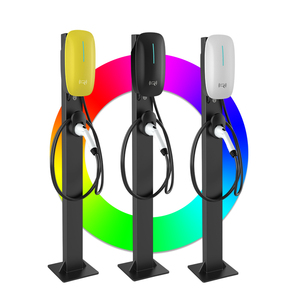 Vente en gros usine – Borne de recharge murale pour véhicules électriques de 7 kW à 22 kW avec contrôle par carte RFID, éclairage LED et câble TPU – Pile de recharge AC pour VE - Product Image 6