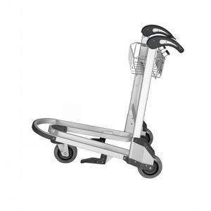 Airport Passenger Baggage <b>Trolley</b> With Wheel Lock Hand <b>Cart</b> For Airport Terminal Station - Product Image 6