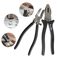 Pince à bijoux multifonctionnelle pour électricien, coupe-fil robuste en acier nickel-chrome, outil de bijouterie, étau à tirer les fils avec vis