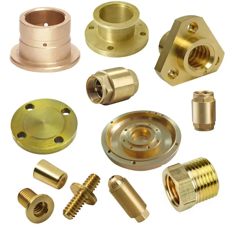 CNC Turning Custom Brass Threaded Radiator Precision Machining Box Parts Processing Products Surface Service Company