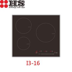 Table de cuisson à induction à trois brûleurs avec biseaux sur quatre côtés - Product Image 2